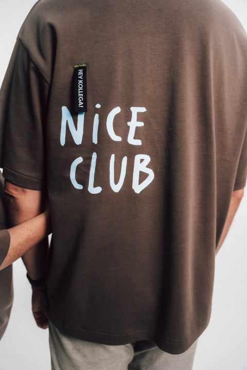 T-SHIRT MOCCA OVERSIZED