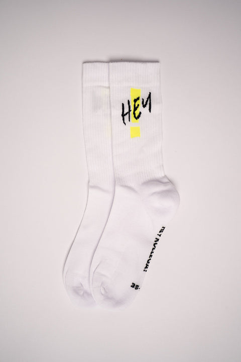 HEY SOCKS WHITE - Edition No3