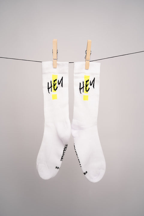 HEY SOCKS WHITE - Edition No3