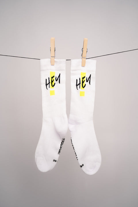 HEY SOCKS WHITE - Edition No3
