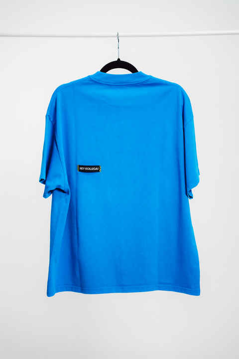T-SHIRT BLUE OVERSIZED