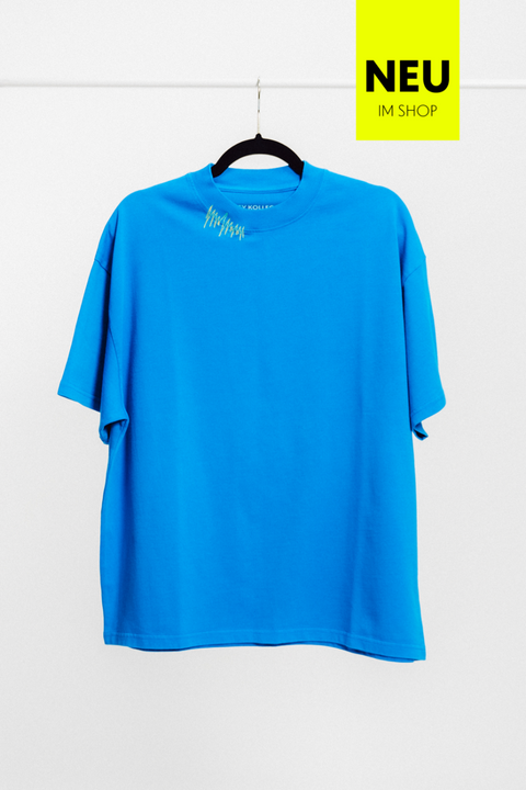 T-SHIRT BLUE OVERSIZED