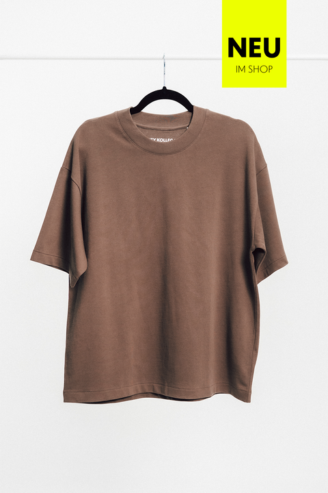 T-SHIRT MOCCA OVERSIZED