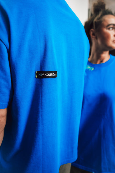 T-SHIRT BLUE OVERSIZED